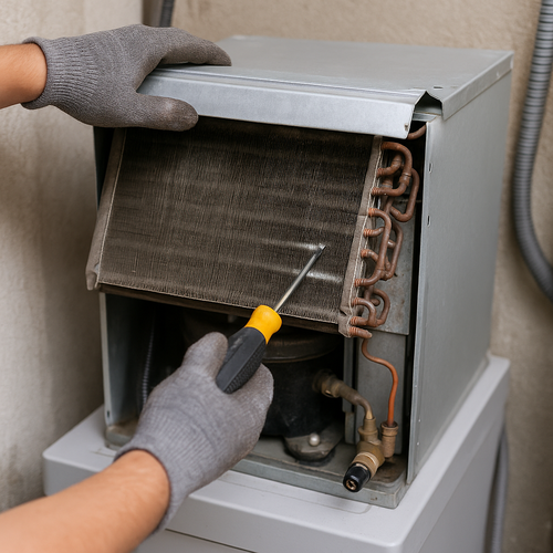 ac coil cleaning and replacement