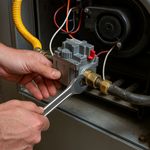 gas valve replacement