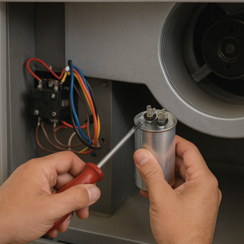 heater capacitor replacement