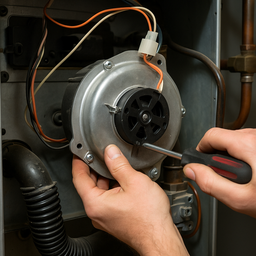 hvac inducer motor replacement